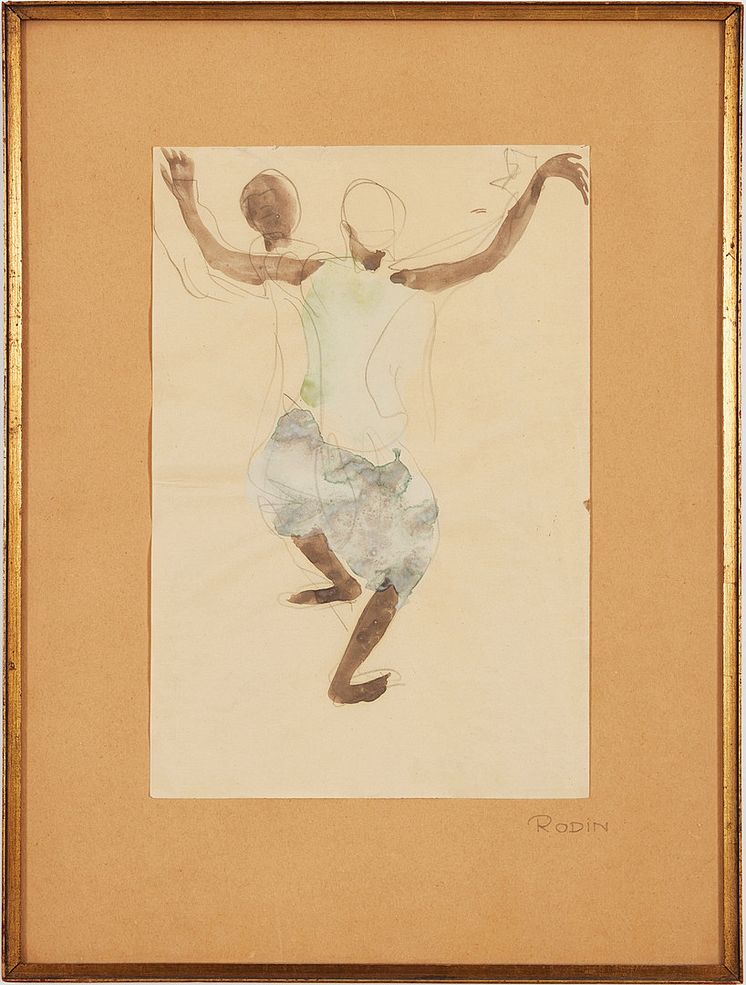 "Cambodian Dancer" av Auguste Rhodin