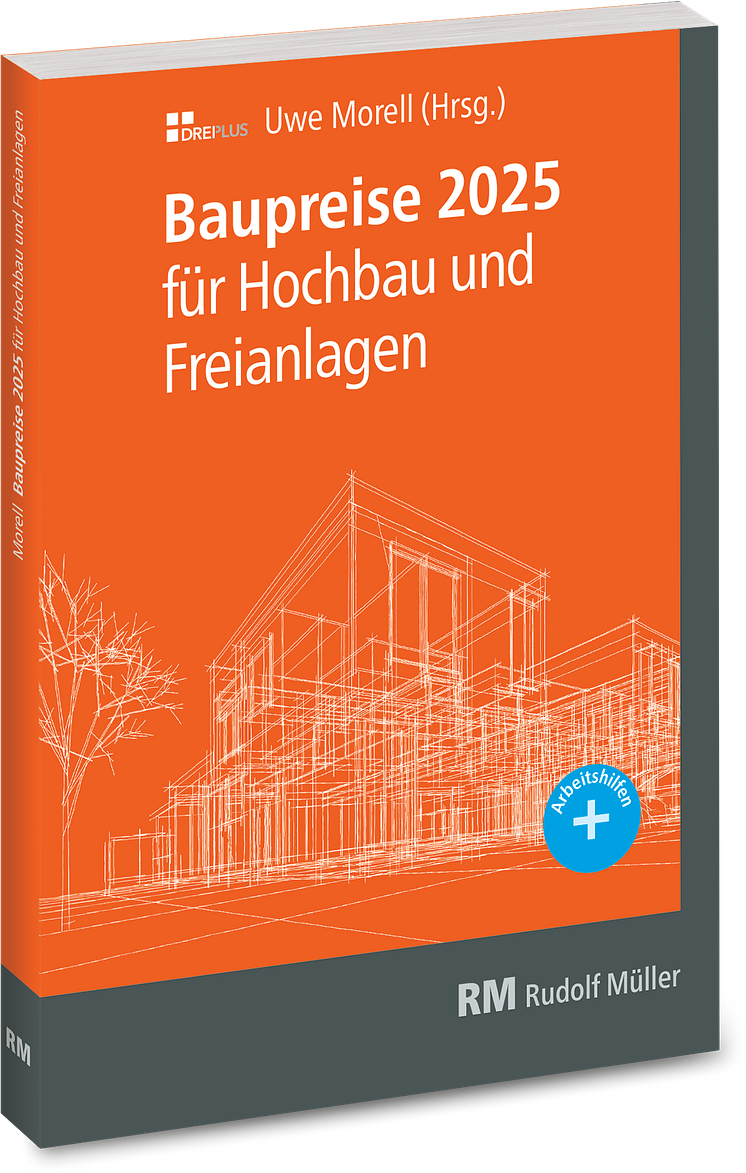 Baupreise für Hochbau und Freianlagen 2025 (3D/tif)