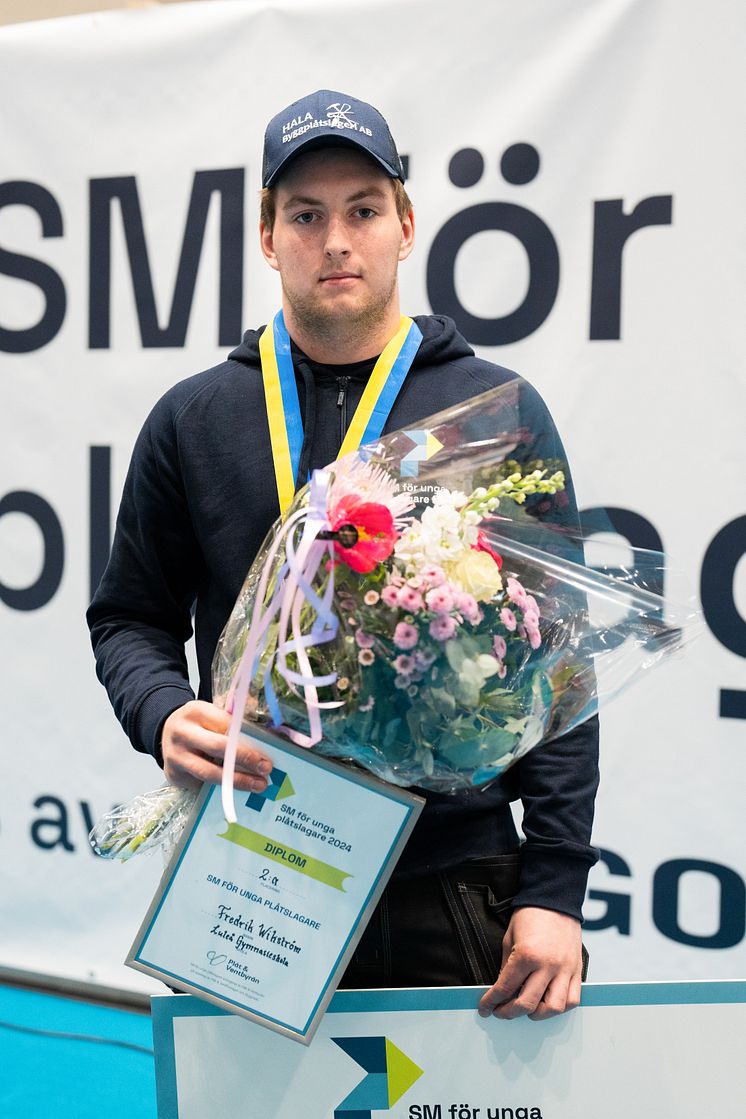 Silvermedaljör: Fredrik Wikström, Luleå