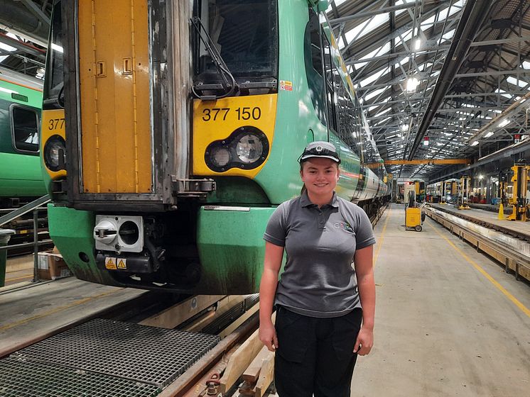 Katie Short - a second year engineering apprentice