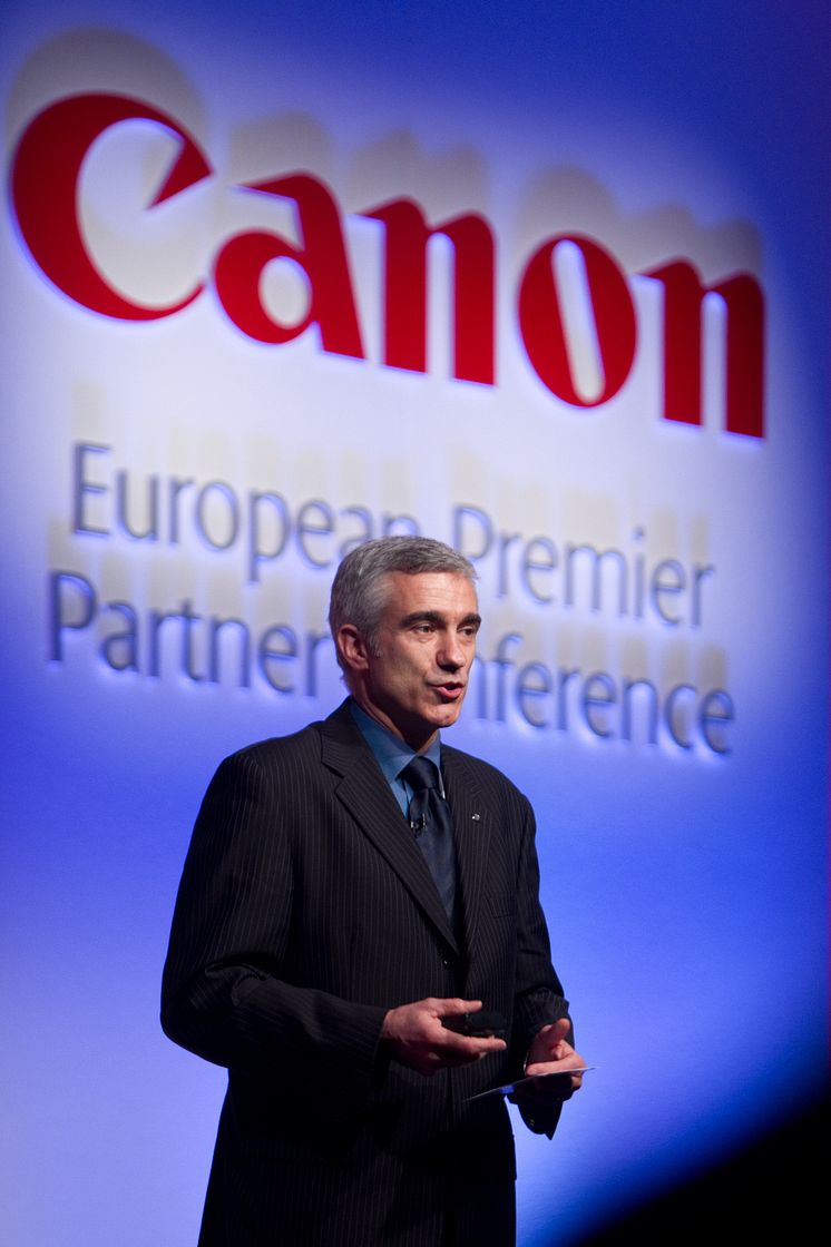 Hubert Bro, Business Strategy Director, Canon Europa
