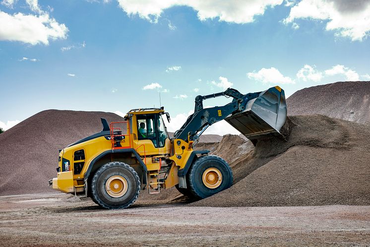 Volvo hjullastare hos Bimab