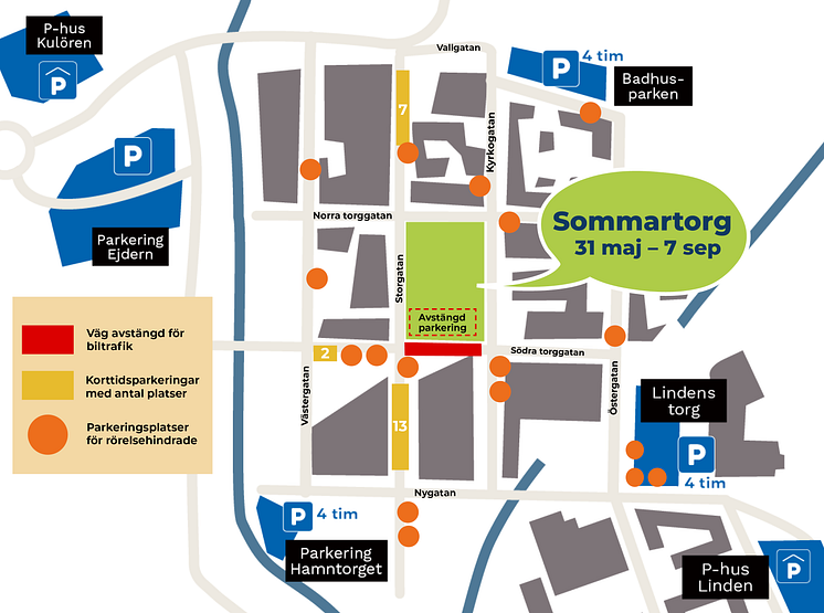 Karta över parkeringar 2025