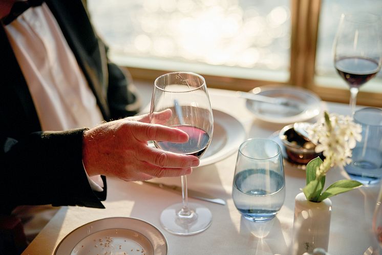 Borealis Main Restaurant - wine with dinner.jpg