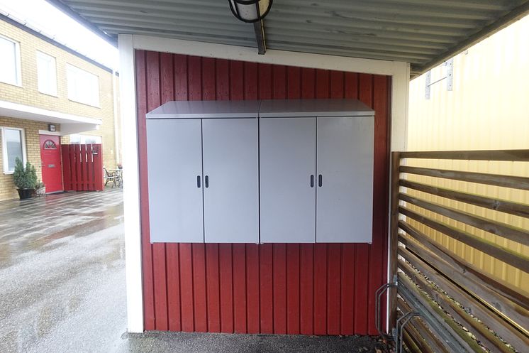 Väderboxar (säkerhetsdörrar från Boxicon) för postboxar och fastighetsboxar