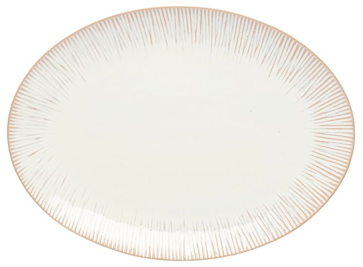 NYHET! Serving Plate Caprice 38,5x28 cm White Stoneware 19,90 EUR.jpg