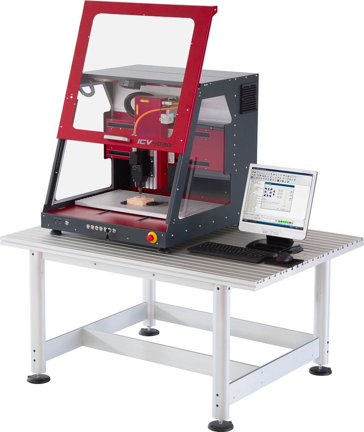 En 3D-CNC-maskin för varierande automatiseringsuppgifter på liten yta