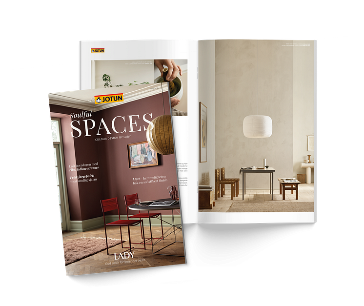 Jotun LADY fargekart Soulful Spaces 2026 oppslag 