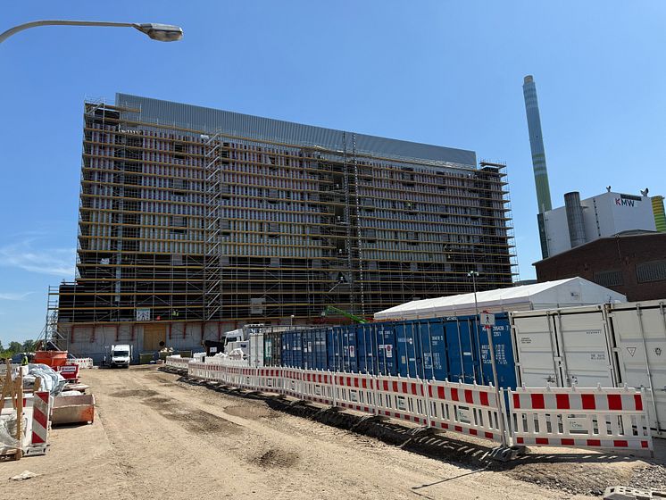 From the construction site at FRA-Mainx campus. 