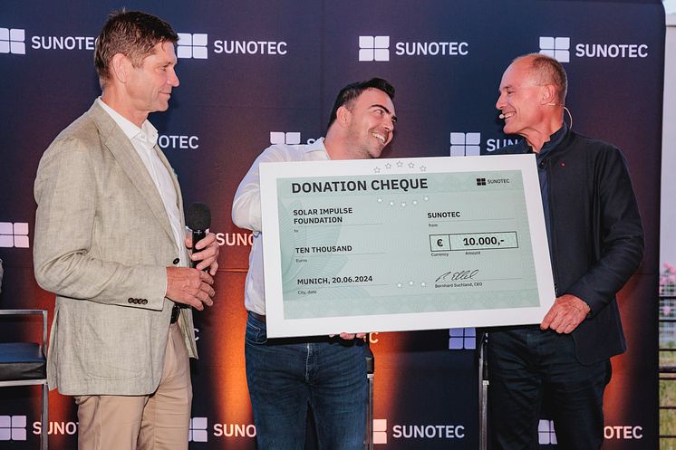 SUNOTEC Premium Dinner 2024 with Betrand Piccard 