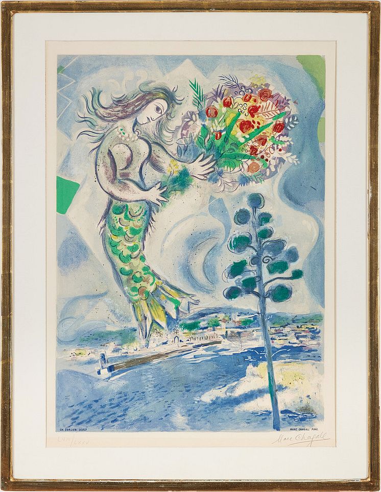 "Sirène au Pin" av Marc Chagall