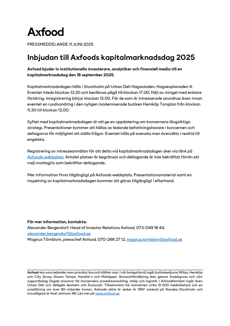 PM_250611_Inbjudan till Axfoods kapitalmarknadsdag 2025.pdf