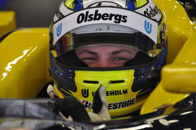 Marcus Ericsson i sittbrunnen