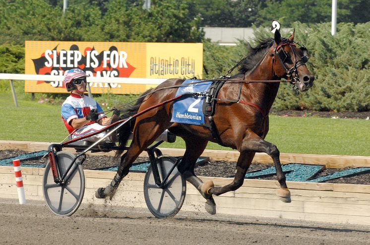 Ron Pierce med Donato Hanover