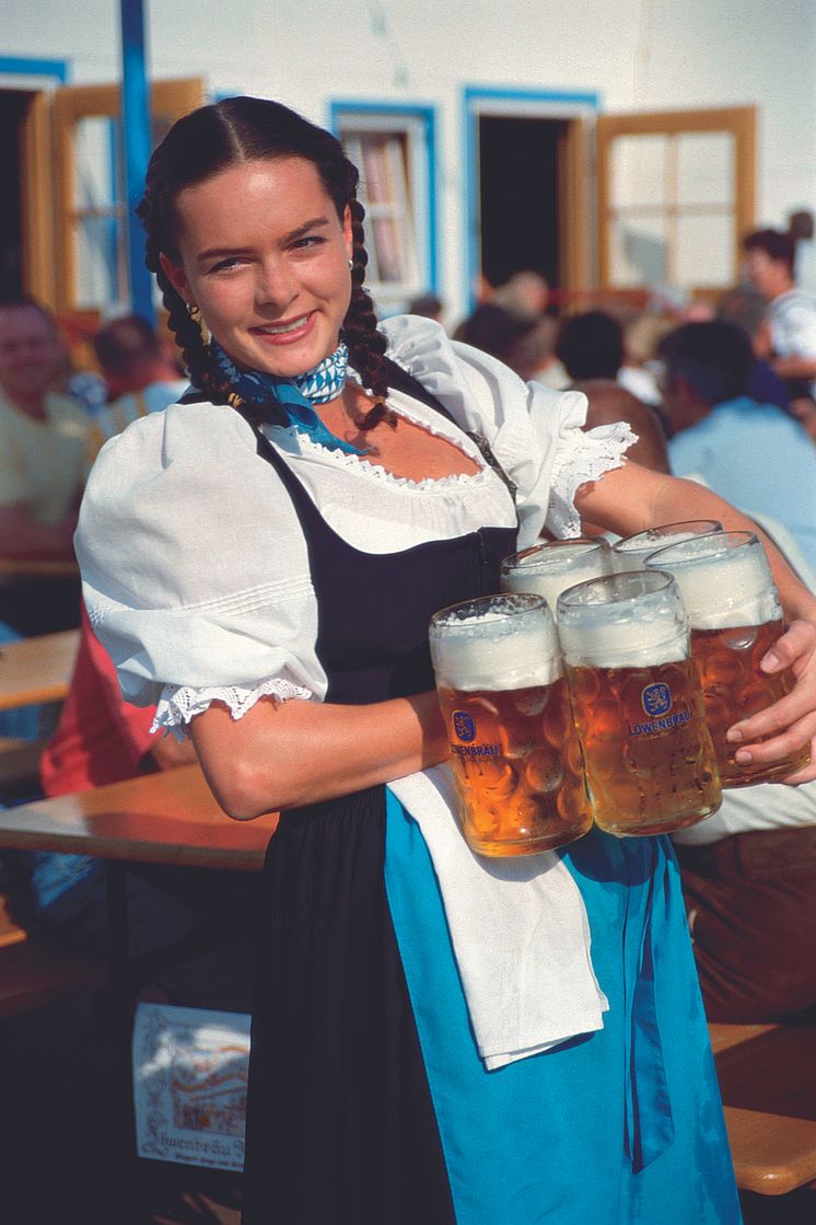 Bild från oktoberfestfirande i München