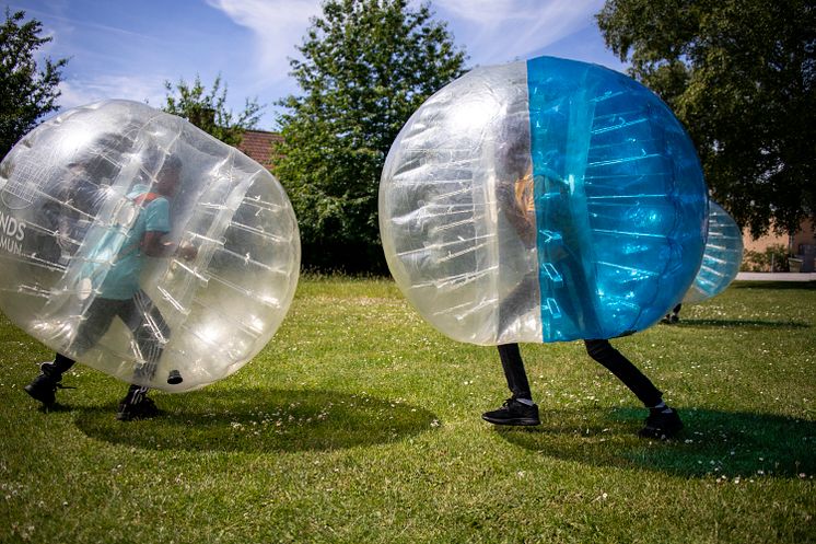 Bumperballs i stadsparken