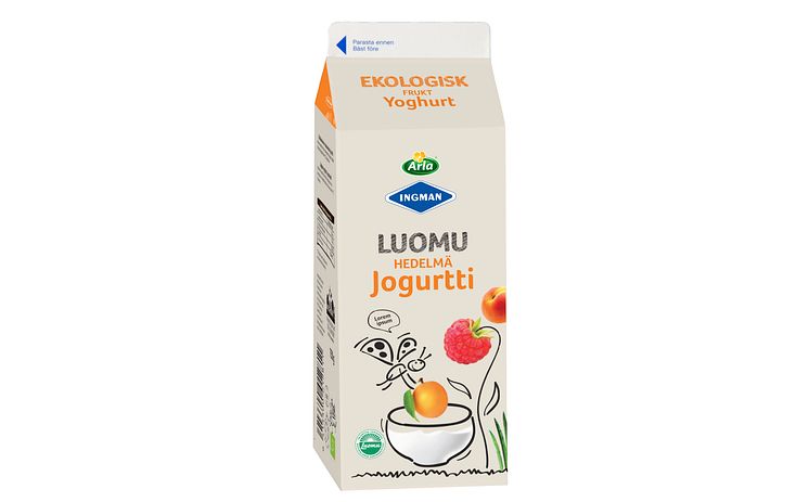 Arla Ingman Luomu hedelmäjogurtti 750 g