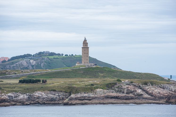 Cruising by Tower of Hercules, La Coruna.jpg