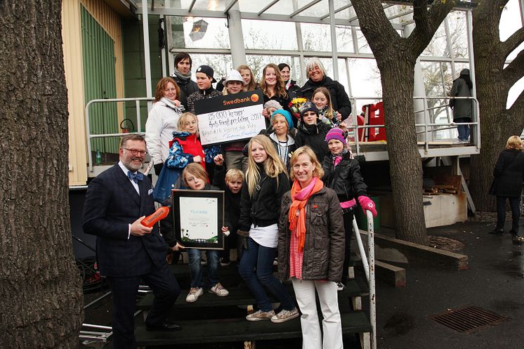 Vinnare av Årets Friendsprestation 2011 kategori åk F-6: Västerhejde skola, Visby