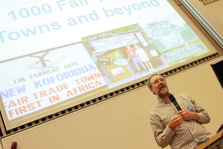 Bruce Crowther at 5th International Fair Trade Towns Conference