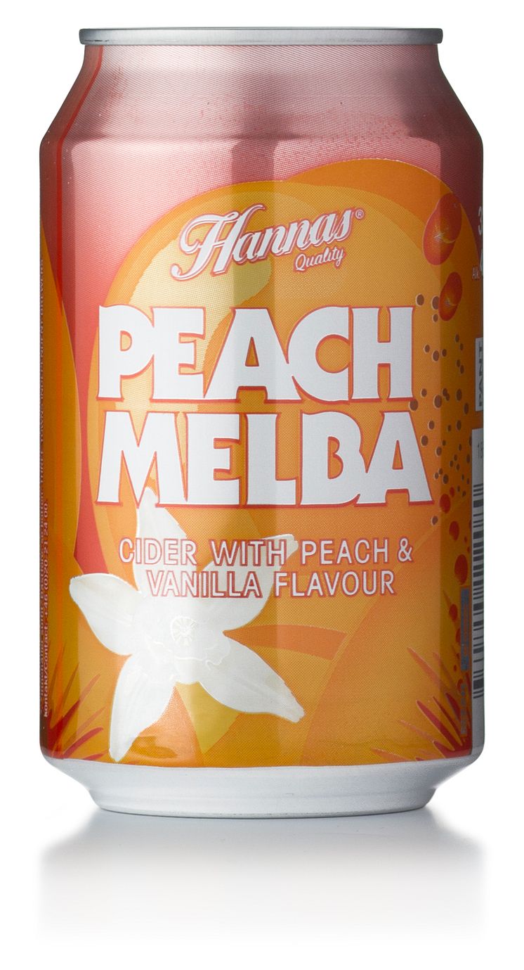 Hannas Peach Melba - Nu på 33 cl burk!