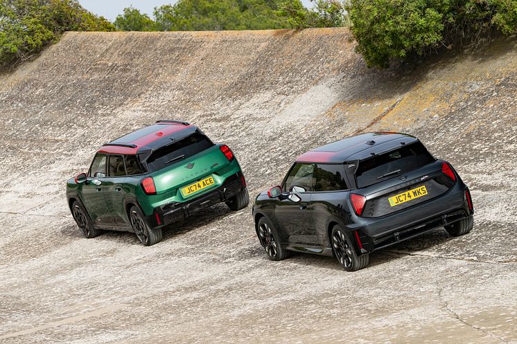MINI JCW Electric og MINI JCW Aceman