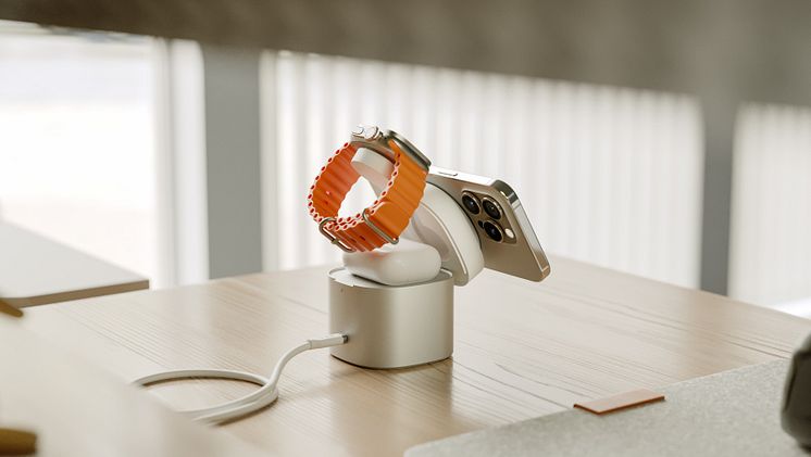 Alogic_Qi2_PowerPod_WH_4In1_Wireless_Charger_On_Desk_Lifestyle_Image_Rear_Angle_Wide.jpg