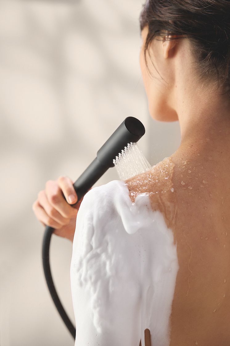 Eine neue Handbrause mit integrierten Schaumerzeuger von Grohe