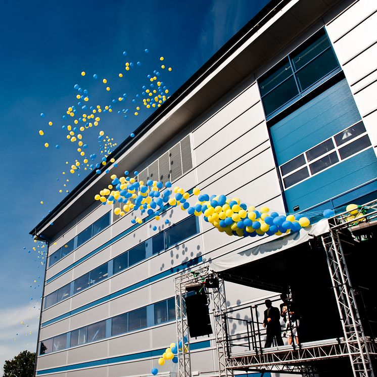 Strängnäs opening ceremony, balloons