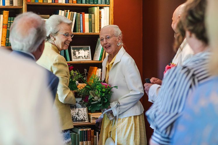 HM drottning Margrethe och HKH prinsessan Benedikte på Sofiero 2024