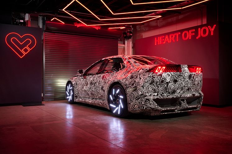 Konceptbilen BMW Vision Driving Experience. med Heart of Joy