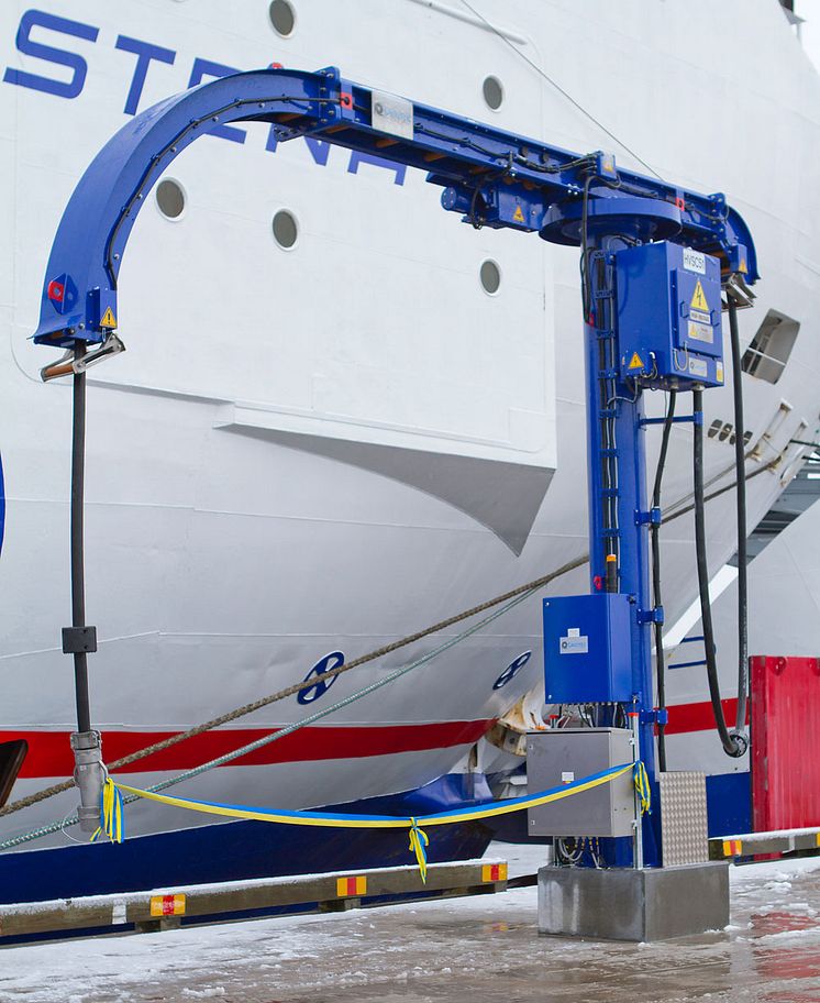 Cavotec shore power unit at Karlskrona Baltic Port