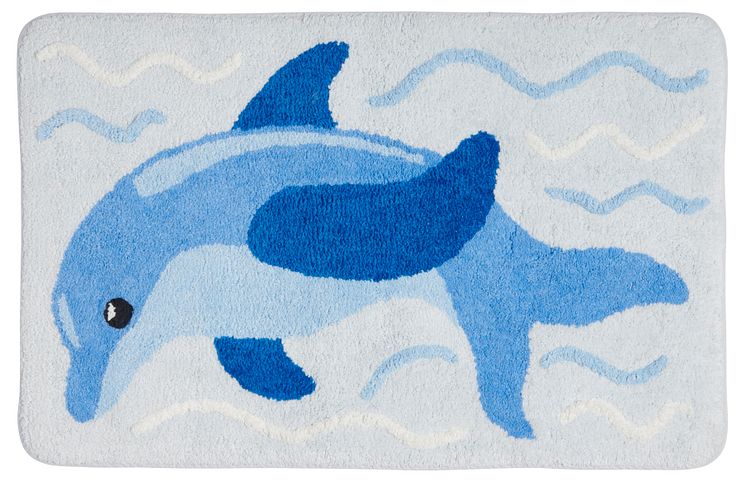 NYHET! Bath mat Dolphin Blue Cotton 19,90 EUR.jpg
