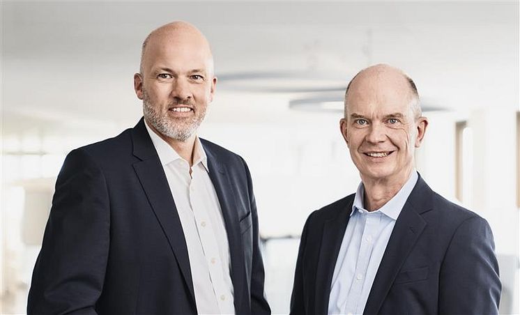 Christian Barr (l.) und Dietrich Gemmel, Lechwerke Vorstandsmitglieder