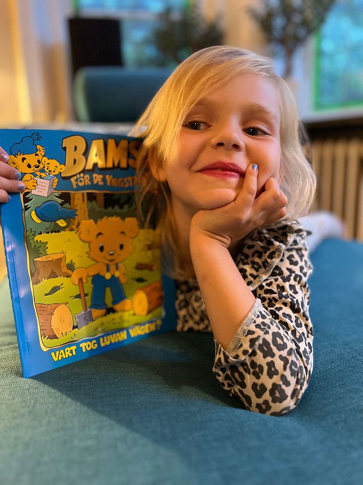 Läsare Bamse för de yngsta