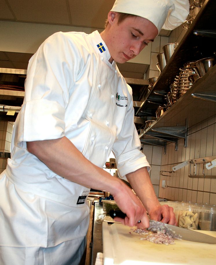 Mattias Hansson tävlar i matlagning
