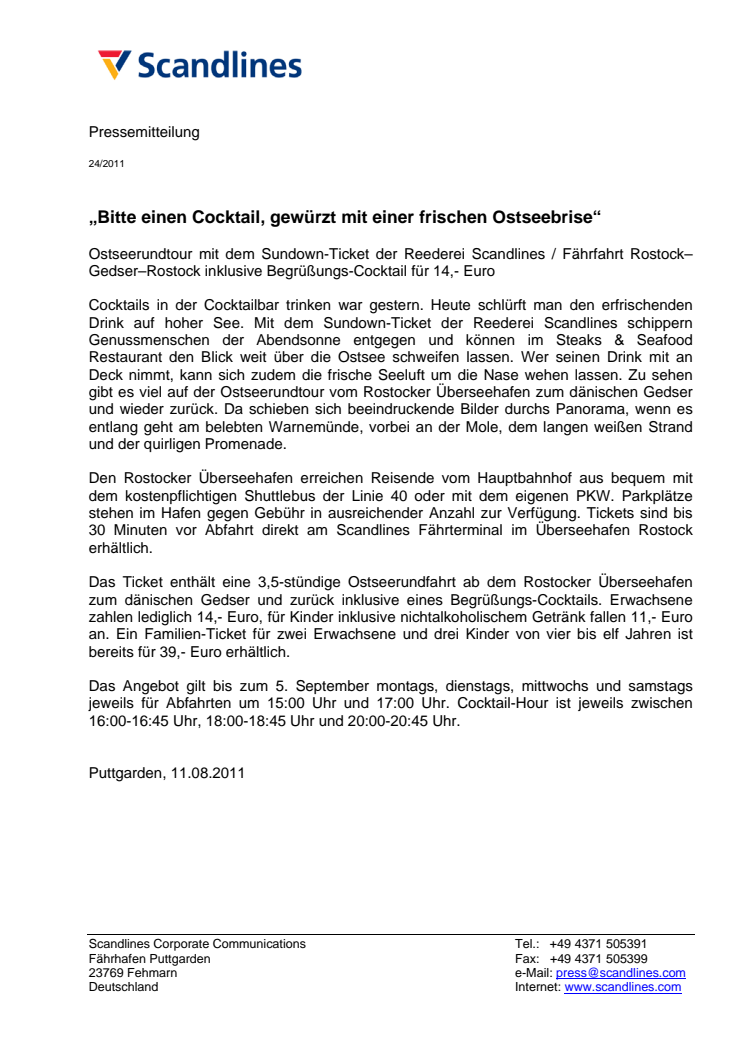 „Bitte einen Cocktail, gewürzt mit einer frischen Ostseebrise“