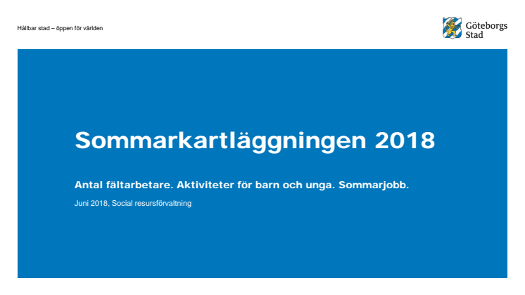 Sommarkartläggning 2018