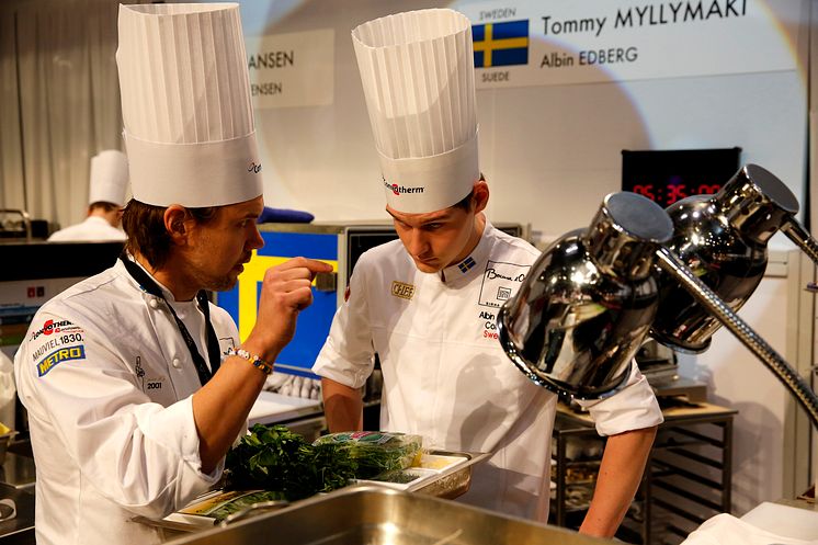 Tommy Myllymäki och Albin Edberg, foto Per-Erik Berglund