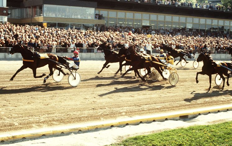 Berndt Lindstedt vinner Elitloppet 1979