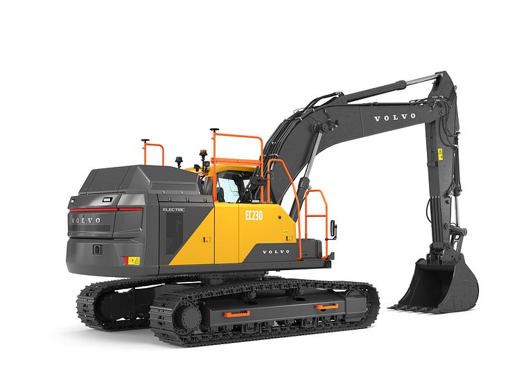 Volvo EC230 Electric (450 kWh) - frilagd höger bak