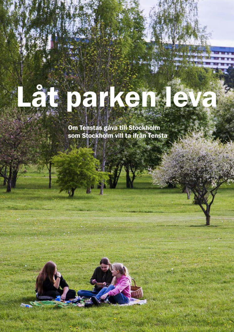 Låt parken leva - kampanjfolder under Järvaveckan 2018