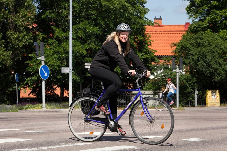Var tredje trafikant som hamnar på sjukhus är en cyklist