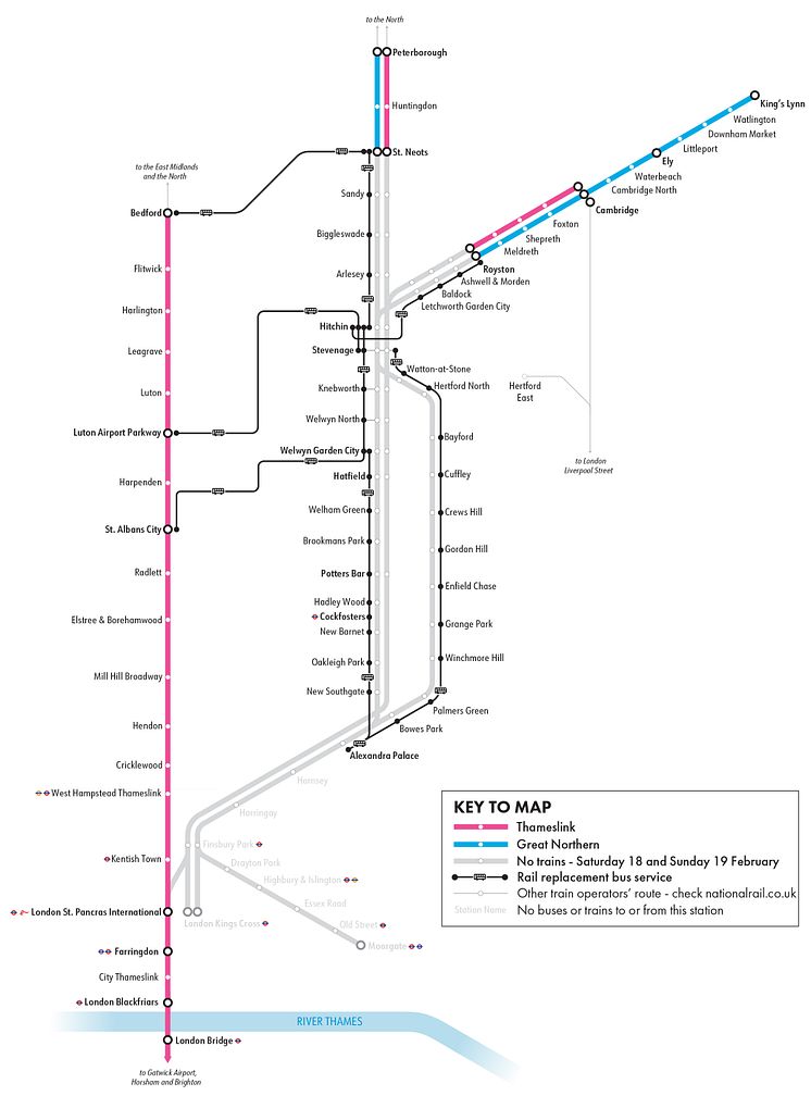 18-19 Feb ECDP train alterations