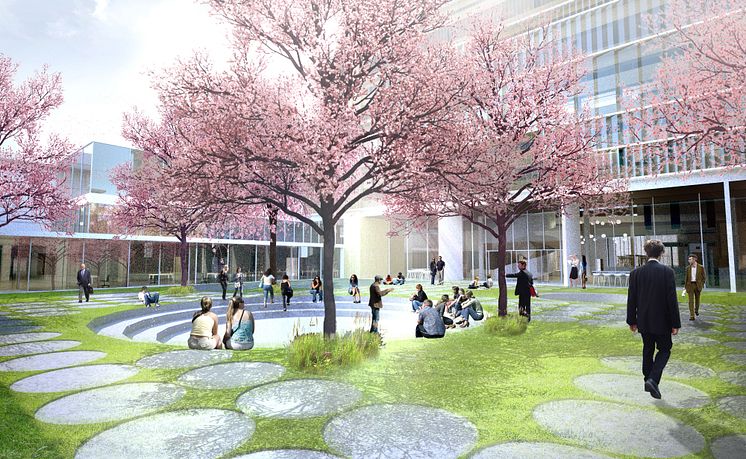 Förslag Ekonomihögskolan, Lund (courtyard)