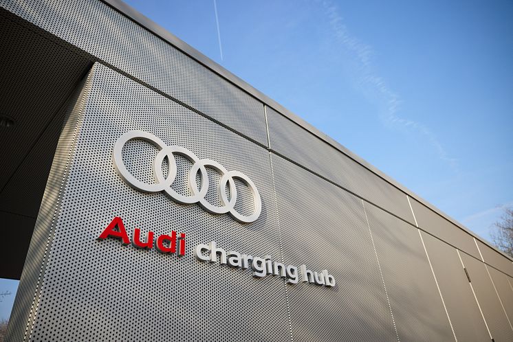 Audi charging hub Frankfurt