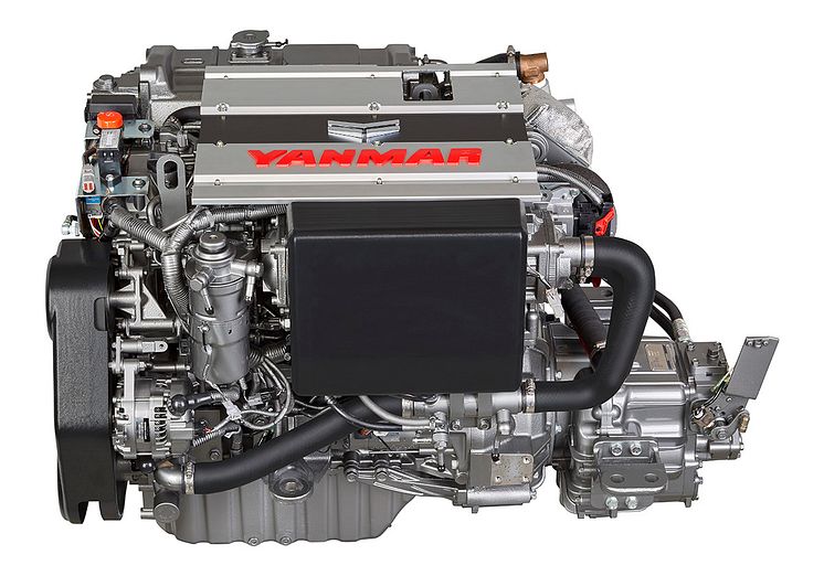 Hi-res image - YANMAR - YANMAR 4LV Series of common rail engines (left side)