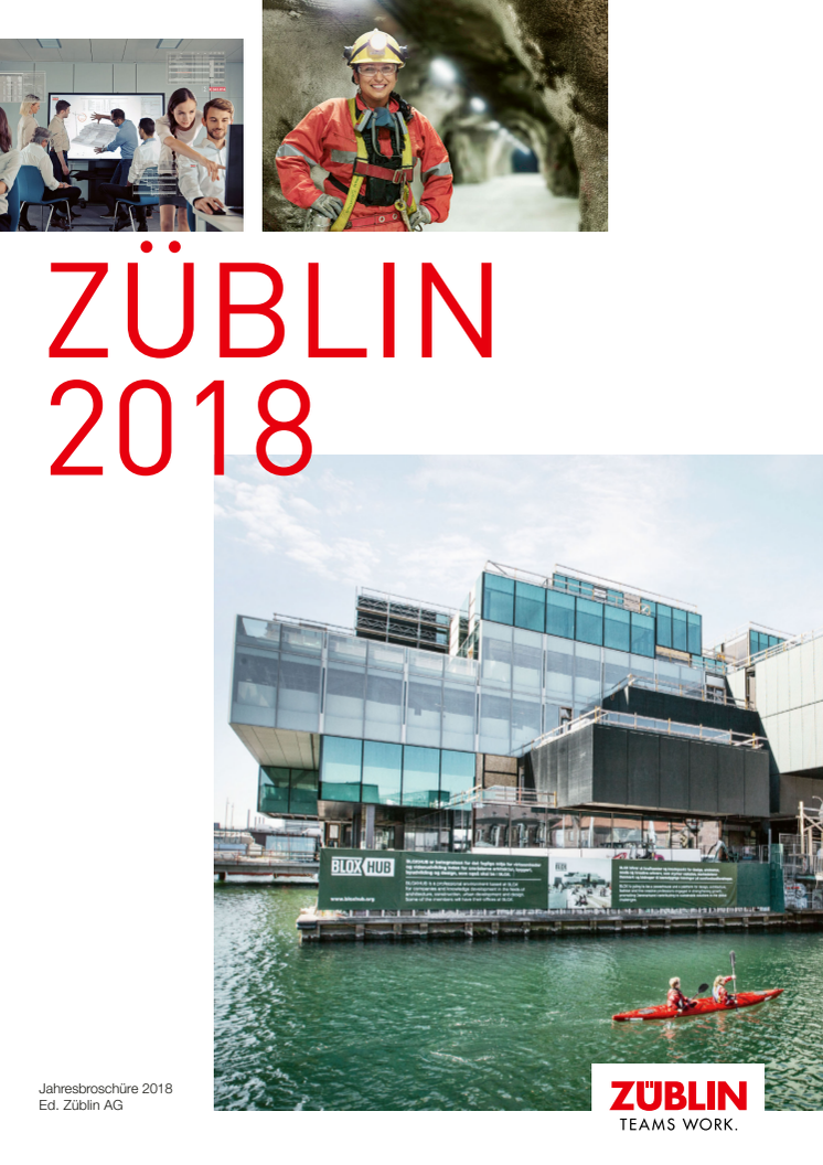 ZÜBLIN-Jahresbroschüre 2018