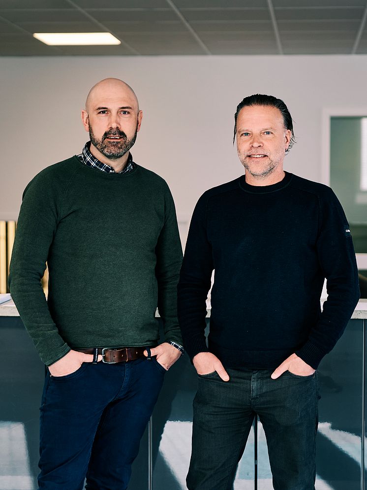 Patric Forsberg och Kaj Lindblom, grundare