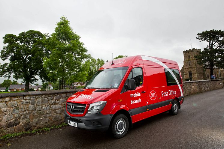 Post Office Corporate van